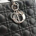 Lady Dior Black lambskin 17-BO-0112レディディオール ブラック ラムスキン 17-BO-0112