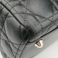 Lady Dior Black lambskin 17-BO-0112レディディオール ブラック ラムスキン 17-BO-0112