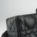 Lady Dior Black lambskin 17-BO-0112レディディオール ブラック ラムスキン 17-BO-0112