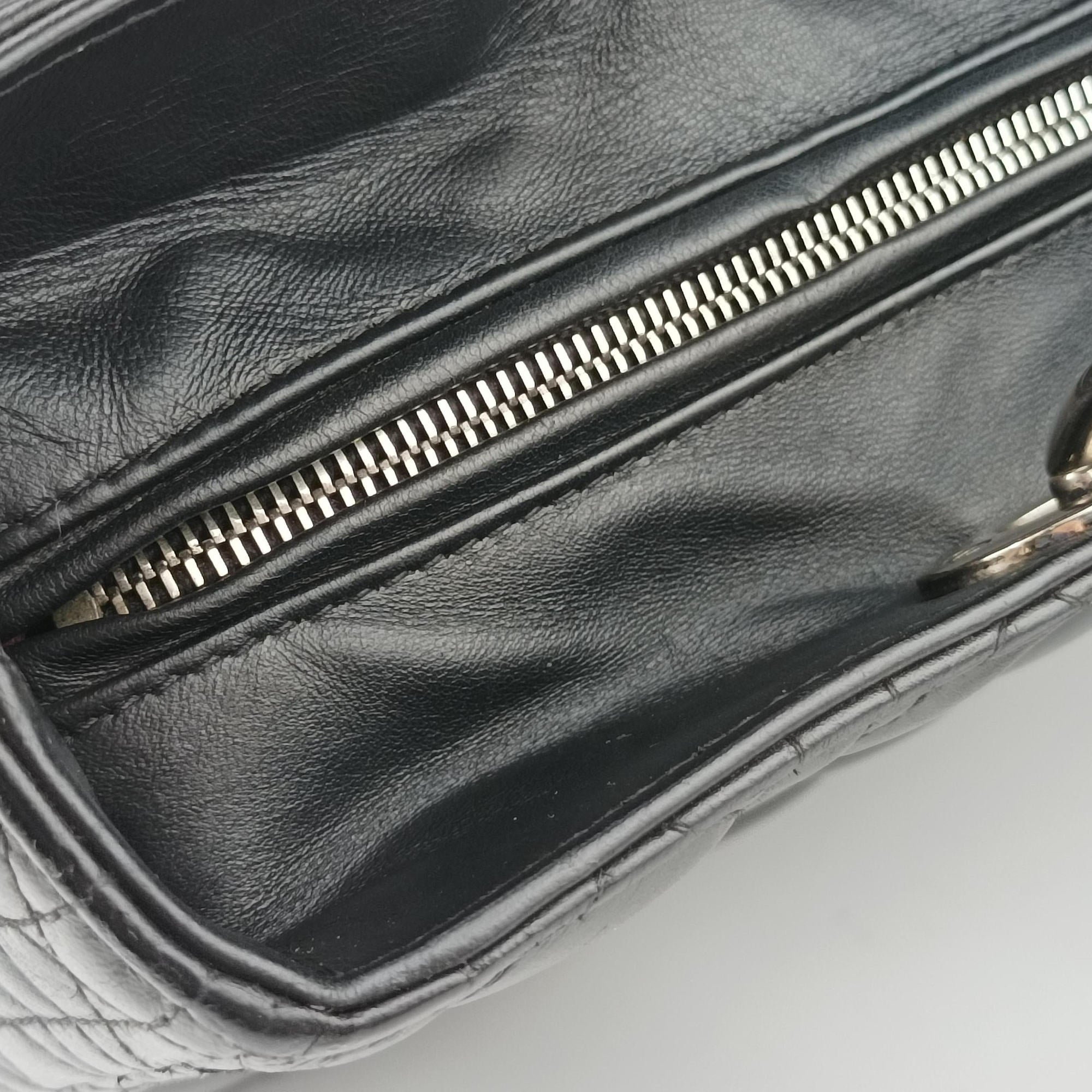 Lady Dior Black lambskin 17-BO-0112レディディオール ブラック ラムスキン 17-BO-0112