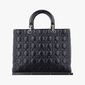 Lady Dior Black lambskin 17-BO-0112レディディオール ブラック ラムスキン 17-BO-0112