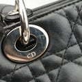 Lady Dior Black lambskin 17-BO-0112レディディオール ブラック ラムスキン 17-BO-0112