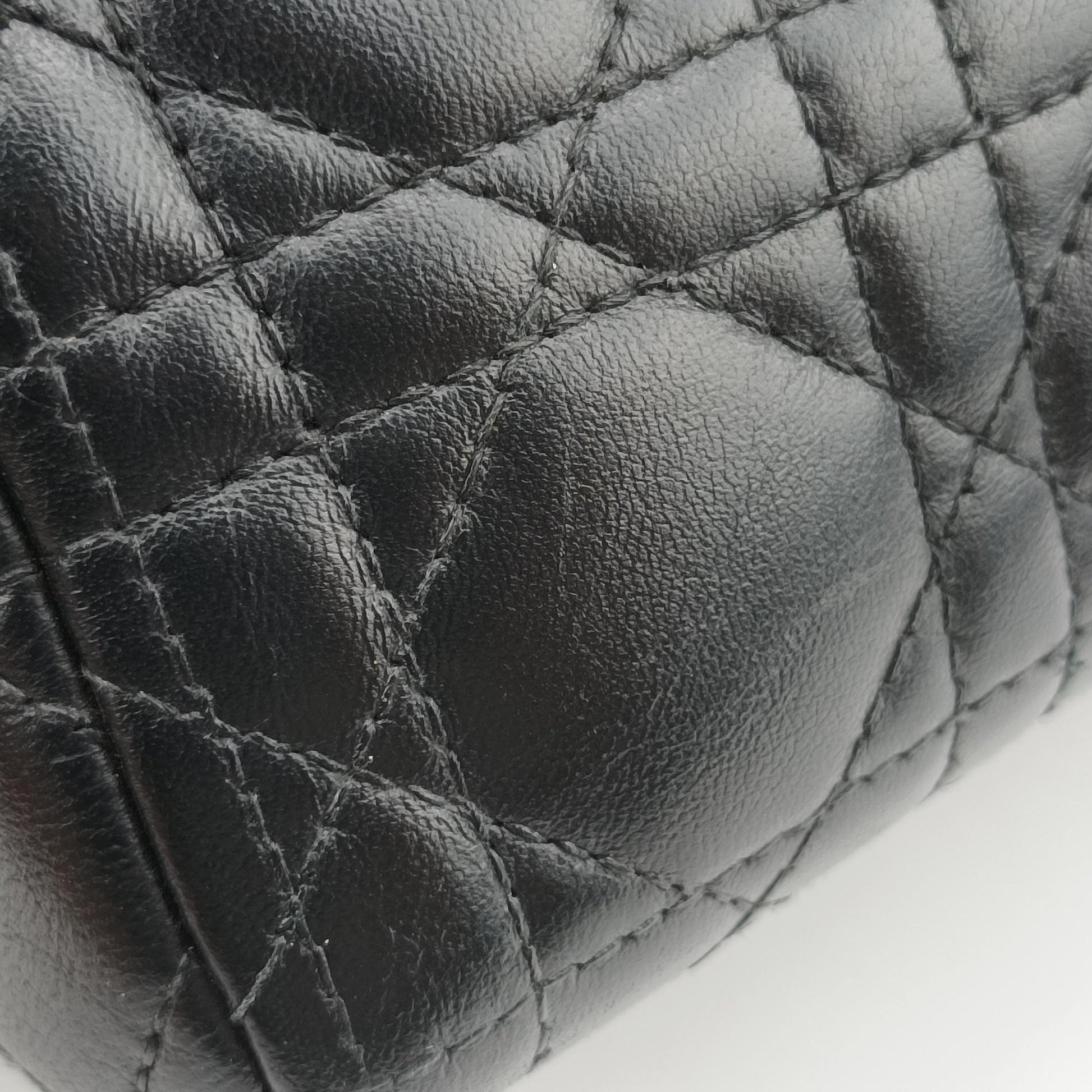 Lady Dior Black lambskin 17-BO-0112レディディオール ブラック ラムスキン 17-BO-0112