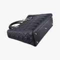 Lady Dior Black lambskin 17-BO-0112レディディオール ブラック ラムスキン 17-BO-0112