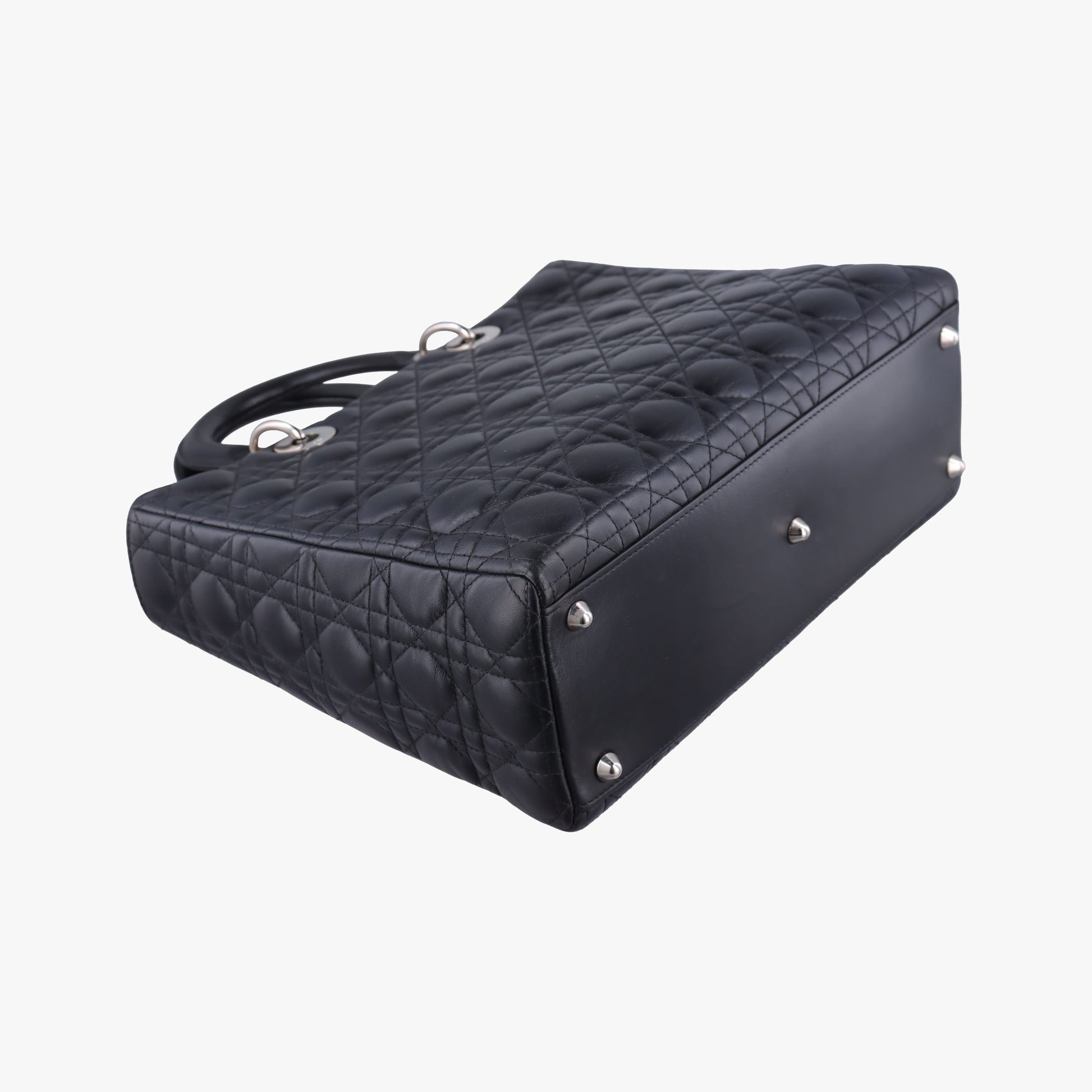 Lady Dior Black lambskin 17-BO-0112レディディオール ブラック ラムスキン 17-BO-0112