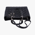 Lady Dior Black lambskin 17-BO-0112レディディオール ブラック ラムスキン 17-BO-0112