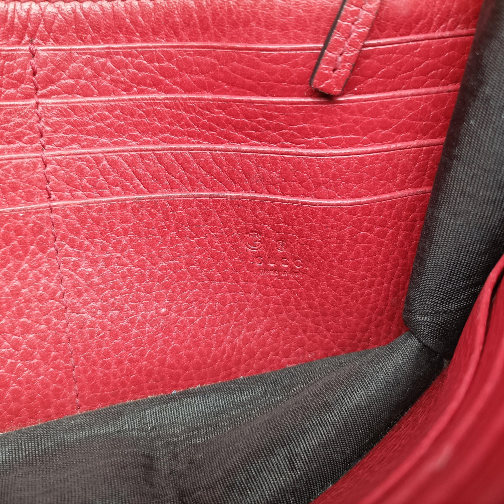 Interlocking G Red Leather 510314 インターロッキングG レッド レザー 510314 
