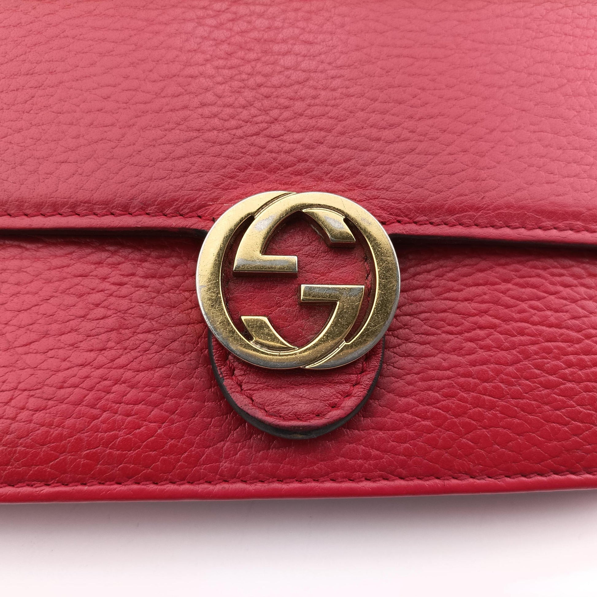Interlocking G Red Leather 510314 インターロッキングG レッド レザー 510314 