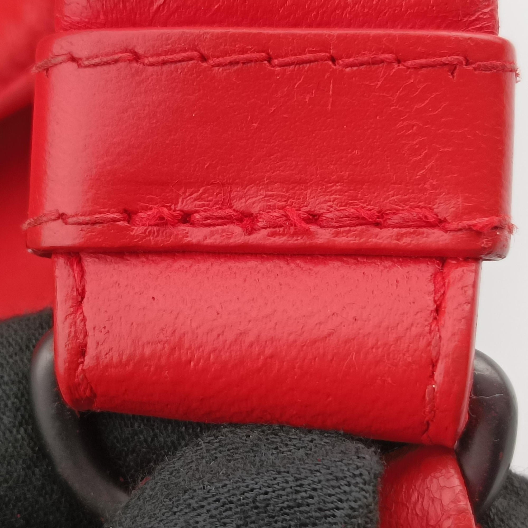 CAMPANA Intrecciato Red lambskin 125787 V0016 6576 EPEV 2011 510 Bカンパーナ イントレチャート レッド ラムスキン 125787 V0016 6576 EPEV 2011 510 B