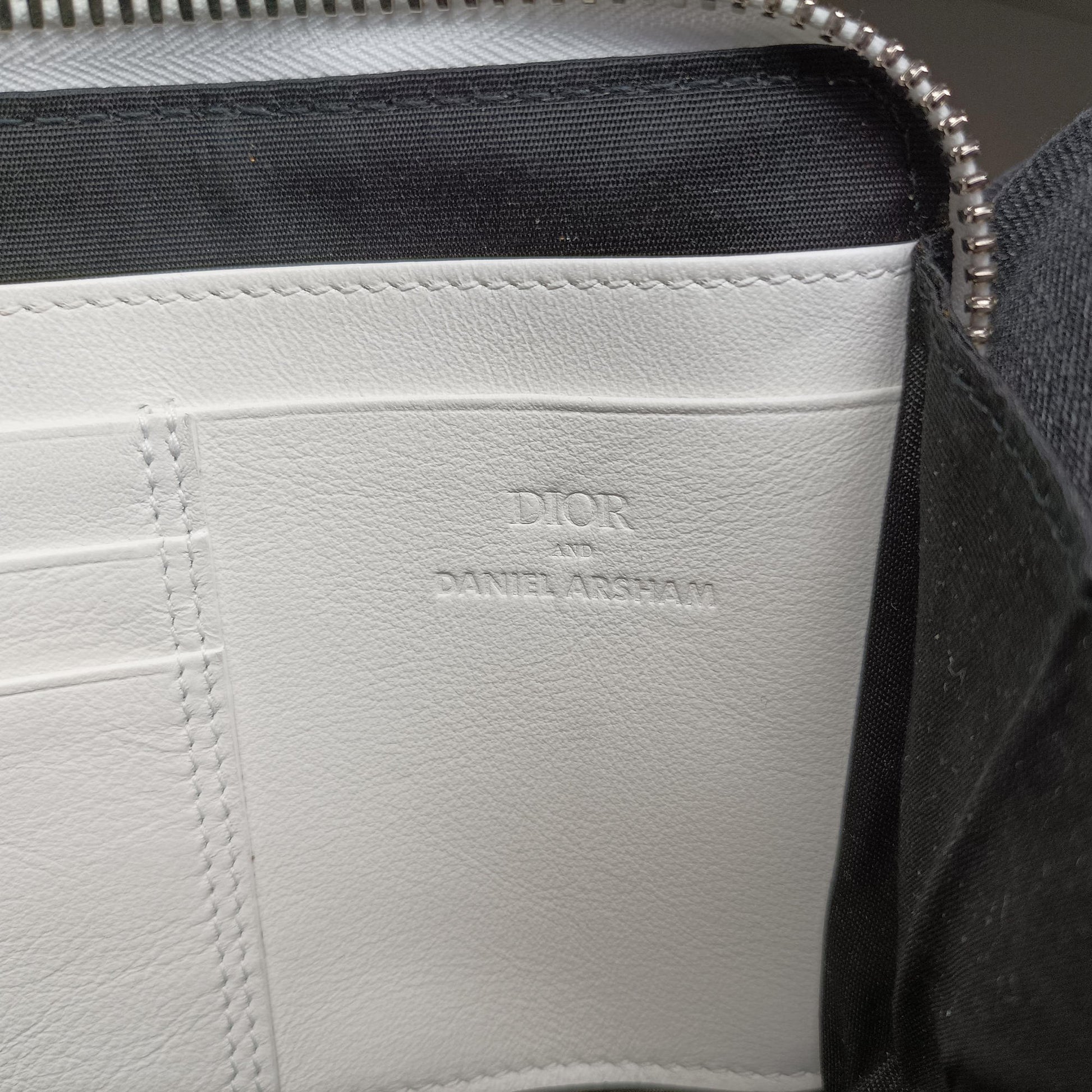 Daniel Arsham collaboration Newspaper Print White Leather 10-BO-1129ダニエルアーシャム コラボ ニュースペーパー ホワイト レザー 10-BO-1129