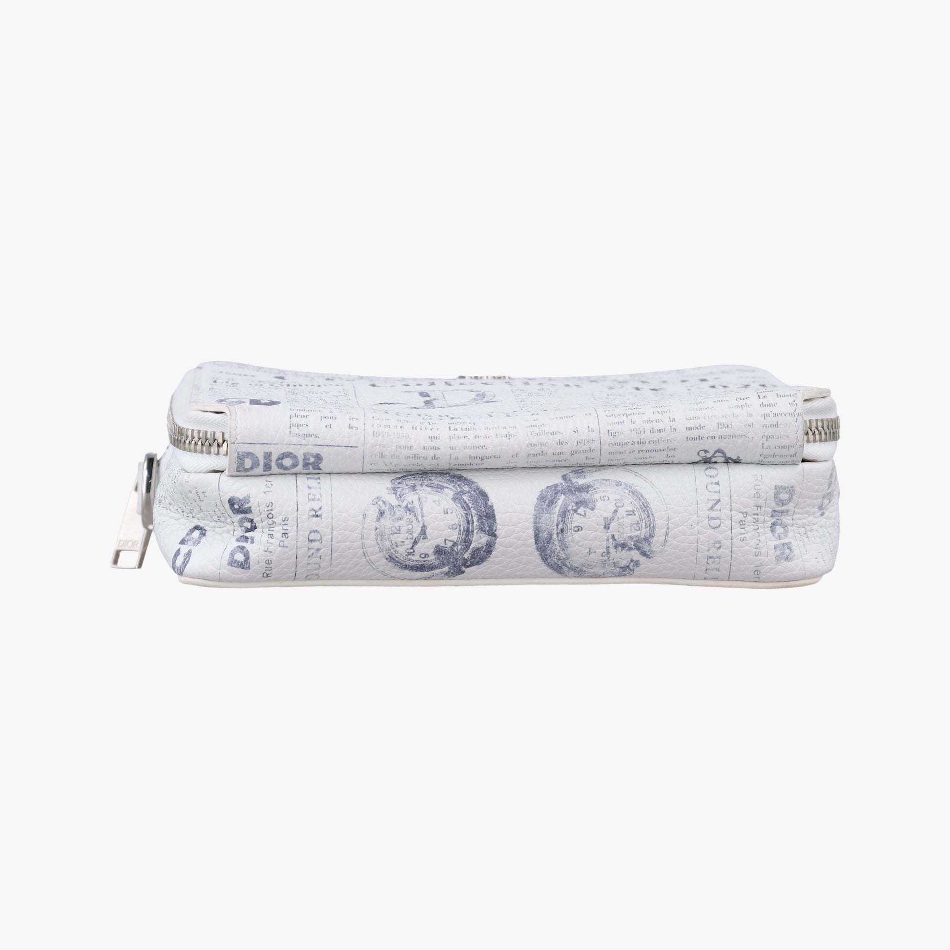 Daniel Arsham collaboration Newspaper Print White Leather 10-BO-1129ダニエルアーシャム コラボ ニュースペーパー ホワイト レザー 10-BO-1129