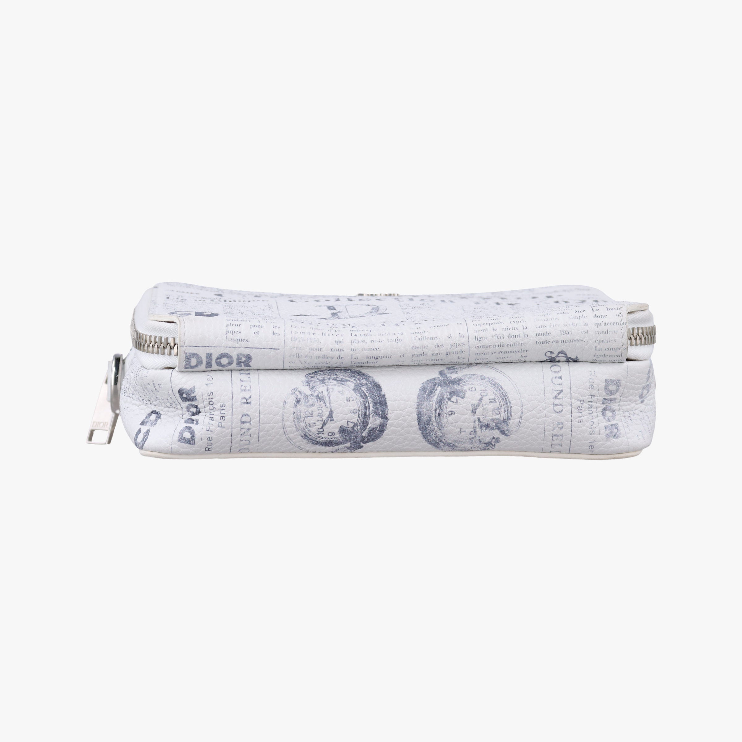 Daniel Arsham collaboration Newspaper Print White Leather 10-BO-1129ダニエルアーシャム コラボ ニュースペーパー ホワイト レザー 10-BO-1129