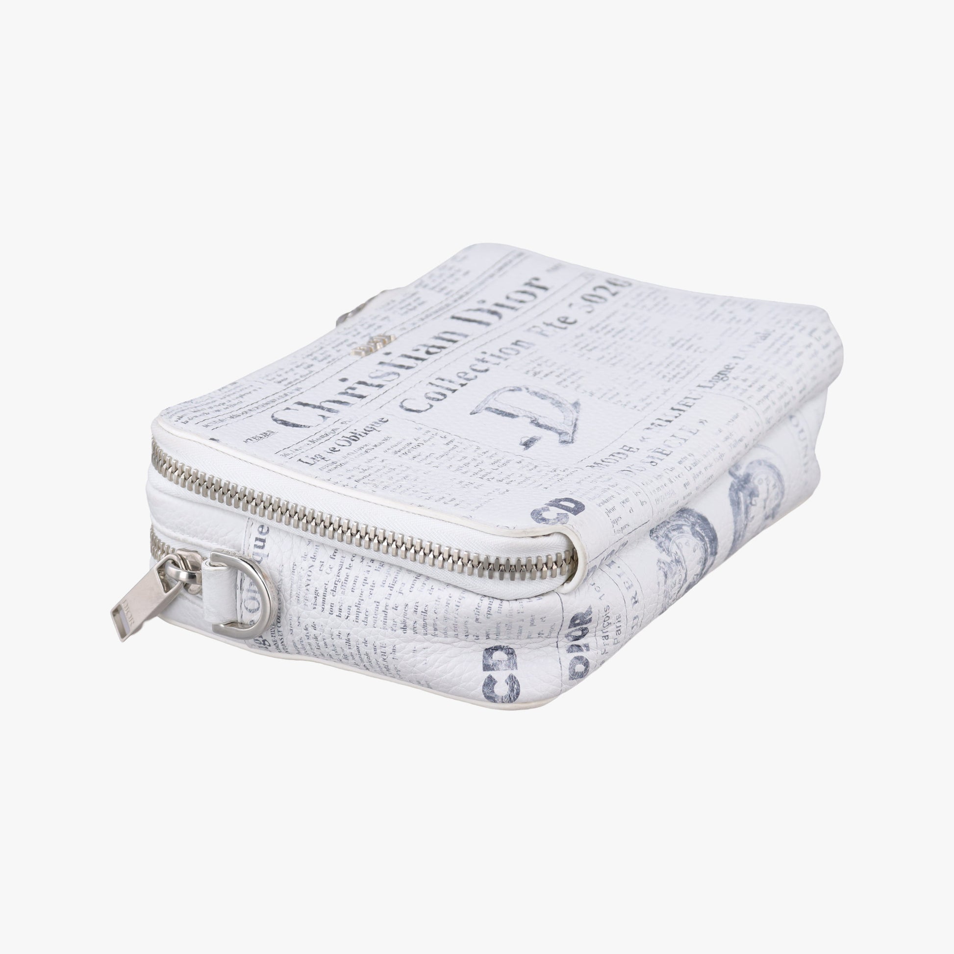 Daniel Arsham collaboration Newspaper Print White Leather 10-BO-1129ダニエルアーシャム コラボ ニュースペーパー ホワイト レザー 10-BO-1129