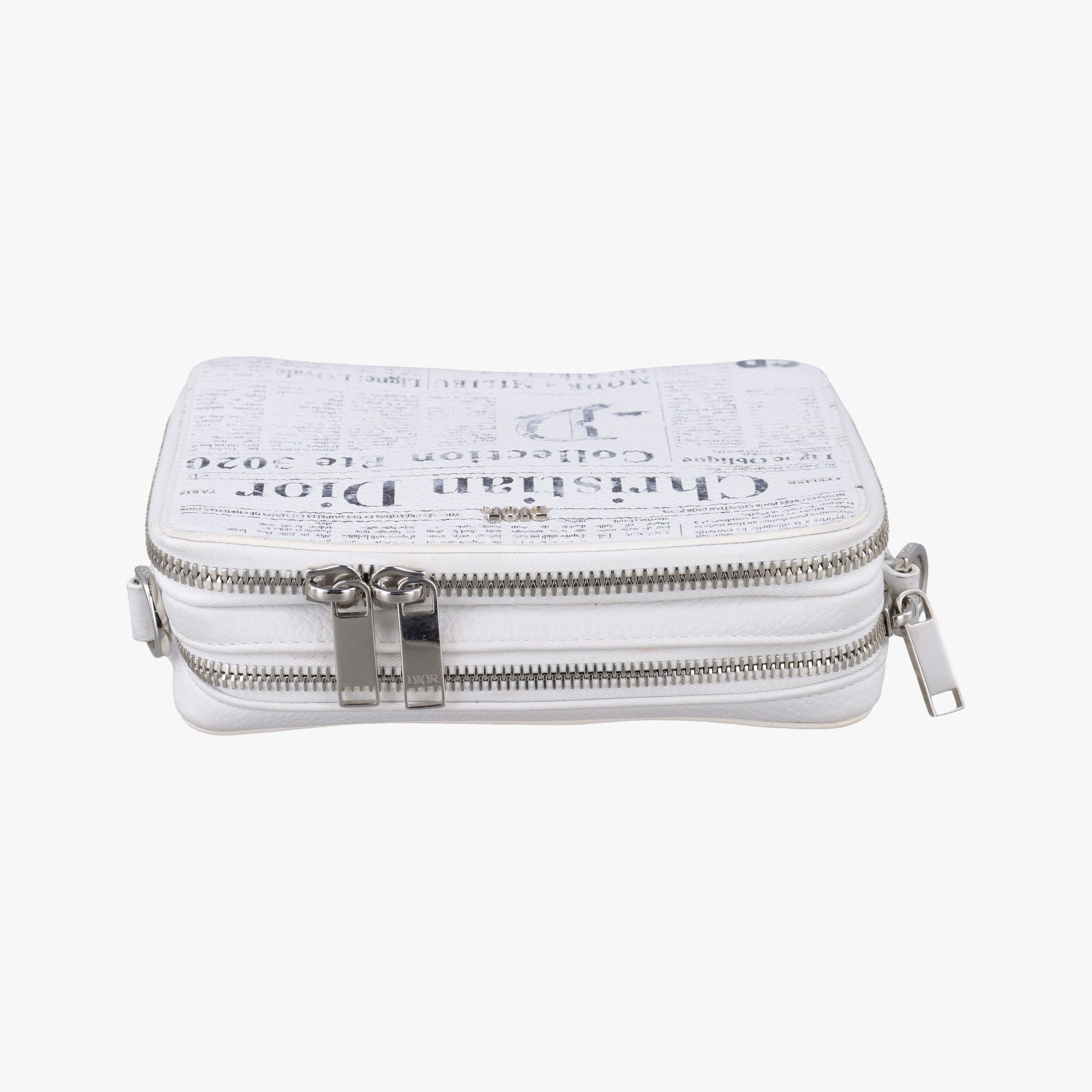 Daniel Arsham collaboration Newspaper Print White Leather 10-BO-1129ダニエルアーシャム コラボ ニュースペーパー ホワイト レザー 10-BO-1129