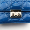 Cannage New Lock Blue Patent 12-MA-1115カナージュ ニューロック ブルー パテント 12-MA-1115
