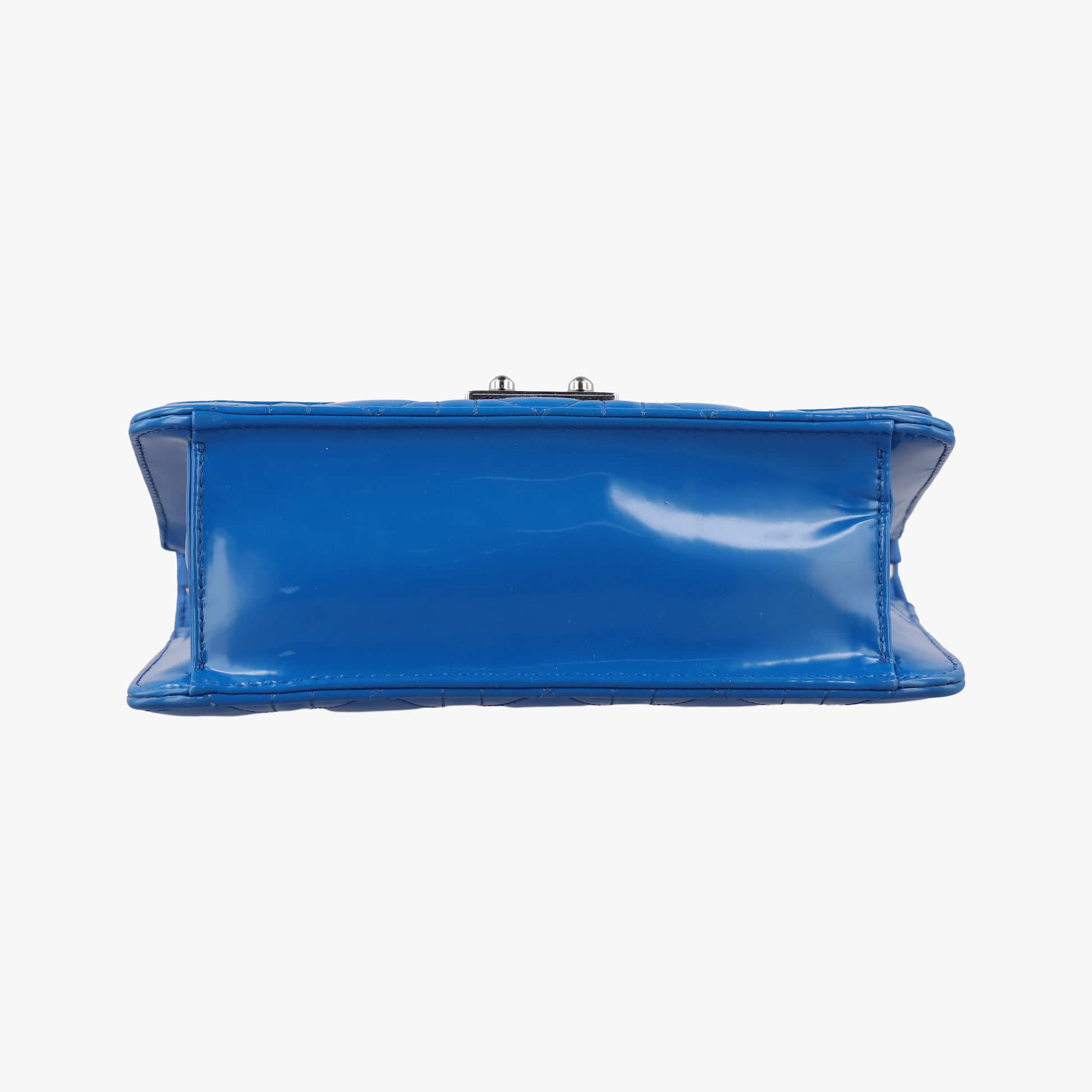 Cannage New Lock Blue Patent 12-MA-1115カナージュ ニューロック ブルー パテント 12-MA-1115