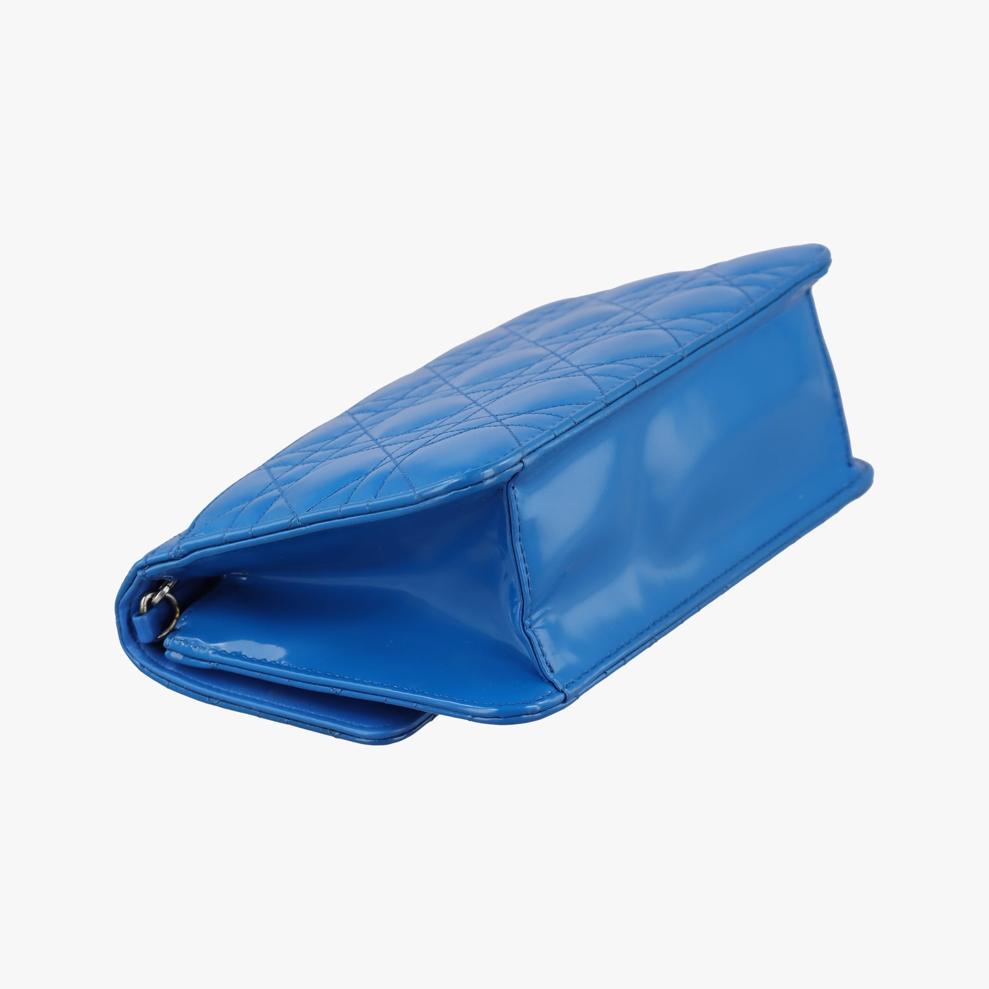 Cannage New Lock Blue Patent 12-MA-1115カナージュ ニューロック ブルー パテント 12-MA-1115