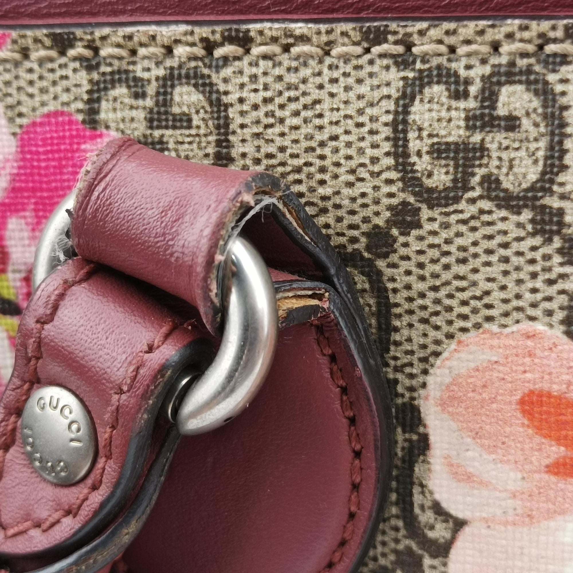 GG Blooms Multicolour PVC coated canvas 453177 B021210468GGブルームス マルチカラー PVCコーティングキャンバス 453177 B021210468