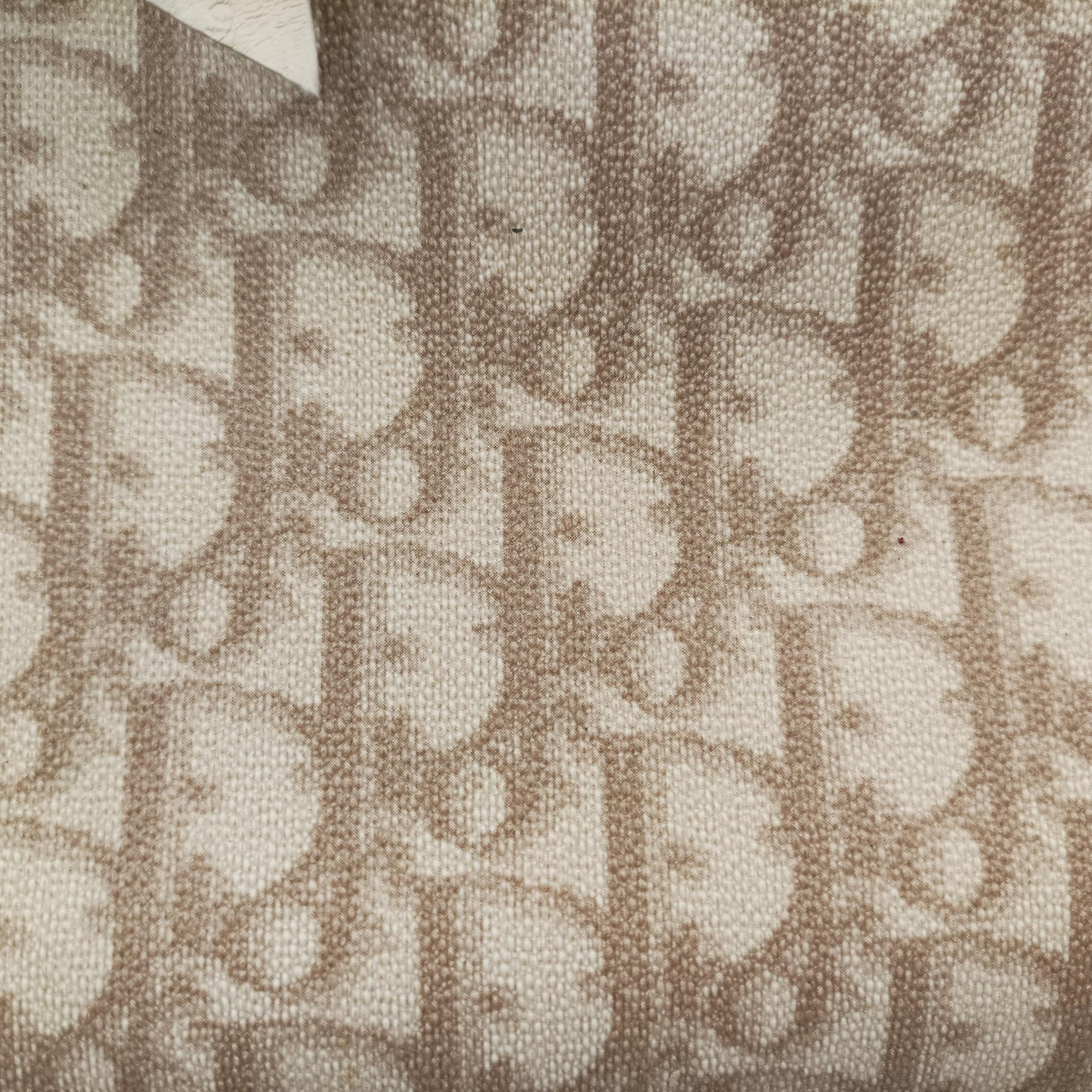 Diorissimo Romantique Beige PVC coated canvas ×Leather 02-BO-1026ディオリッシモロマンティック ベージュ PVCコーティングキャンバス×レザー 02-BO-1026