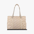 Diorissimo Romantique Beige PVC coated canvas ×Leather 02-BO-1026ディオリッシモロマンティック ベージュ PVCコーティングキャンバス×レザー 02-BO-1026