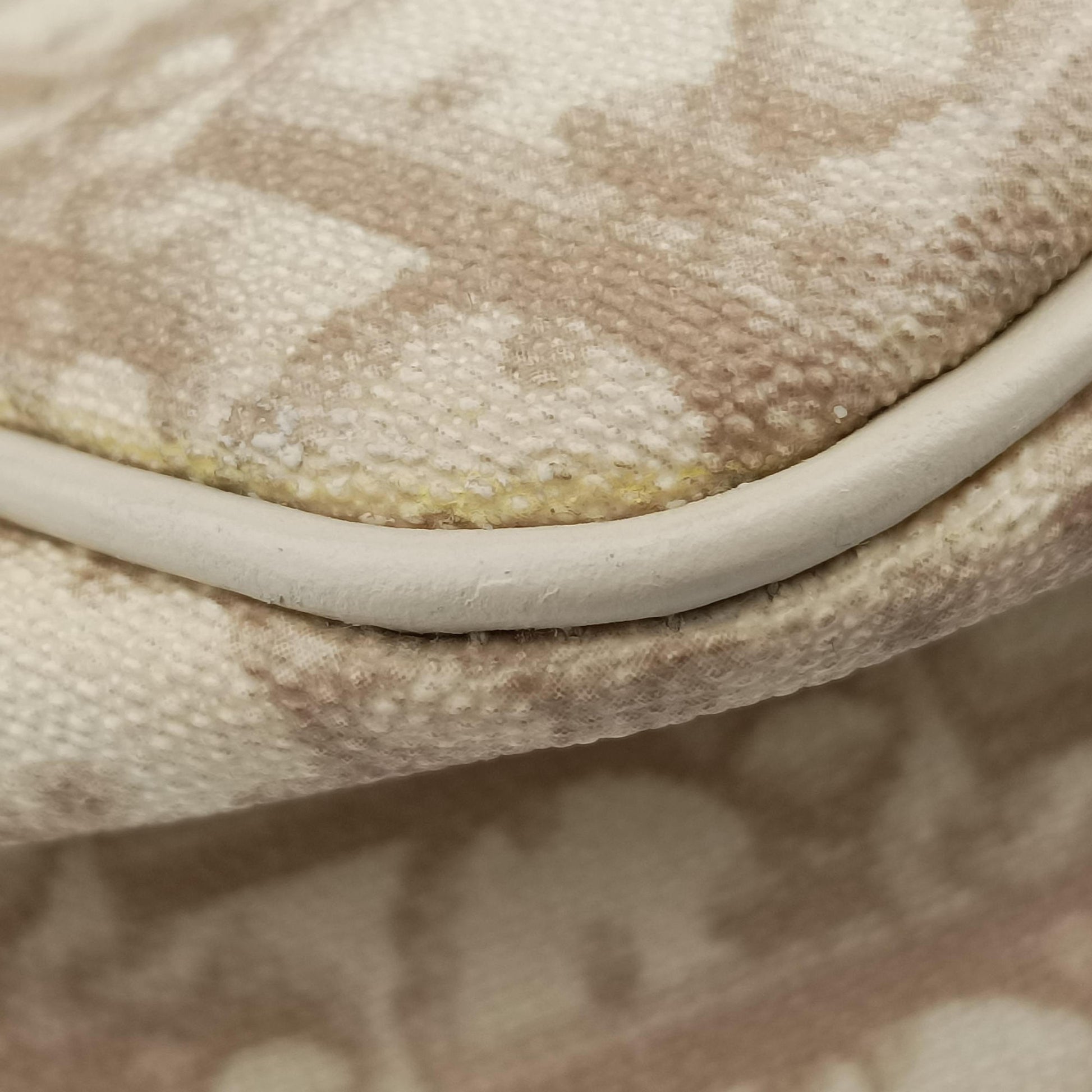 Diorissimo Romantique Beige PVC coated canvas ×Leather 02-BO-1026ディオリッシモロマンティック ベージュ PVCコーティングキャンバス×レザー 02-BO-1026