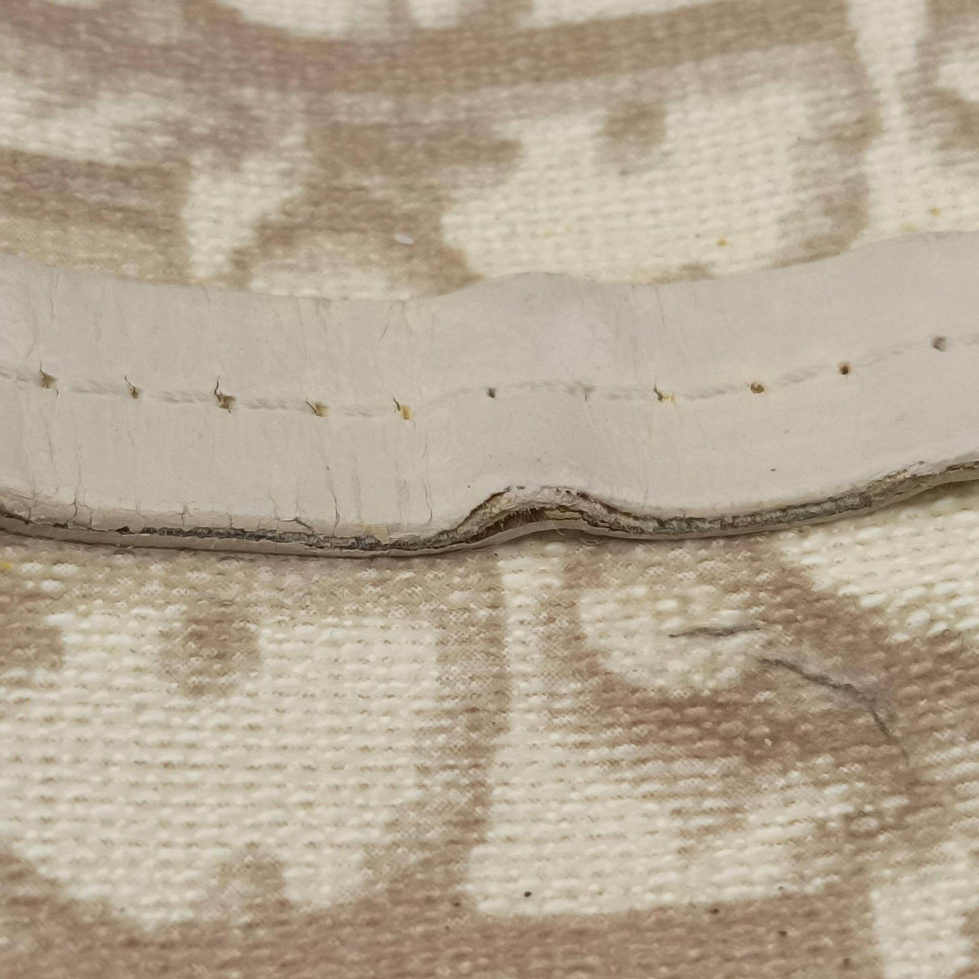 Diorissimo Romantique Beige PVC coated canvas ×Leather 02-BO-1026ディオリッシモロマンティック ベージュ PVCコーティングキャンバス×レザー 02-BO-1026