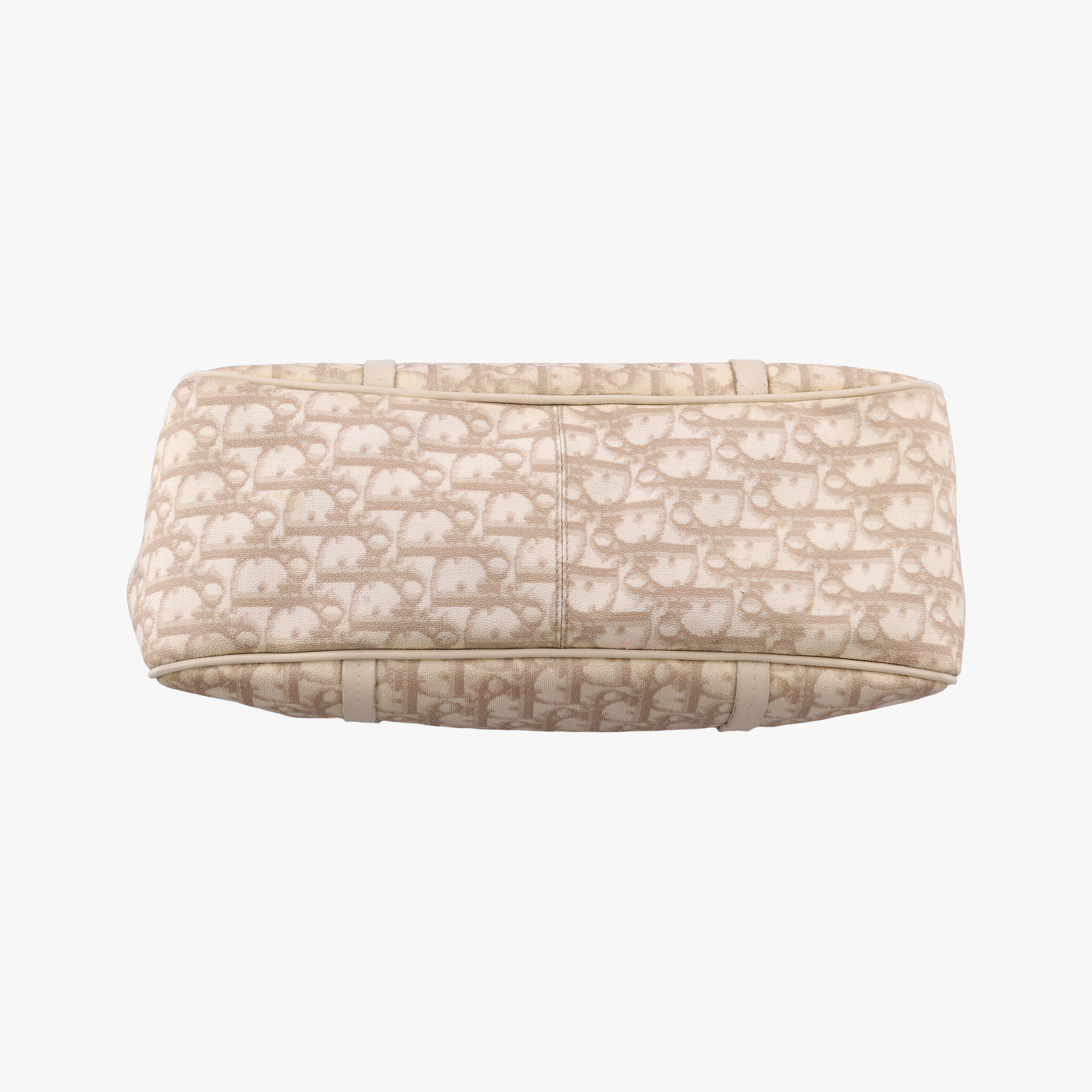 Diorissimo Romantique Beige PVC coated canvas ×Leather 02-BO-1026ディオリッシモロマンティック ベージュ PVCコーティングキャンバス×レザー 02-BO-1026