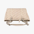 Diorissimo Romantique Beige PVC coated canvas ×Leather 02-BO-1026ディオリッシモロマンティック ベージュ PVCコーティングキャンバス×レザー 02-BO-1026
