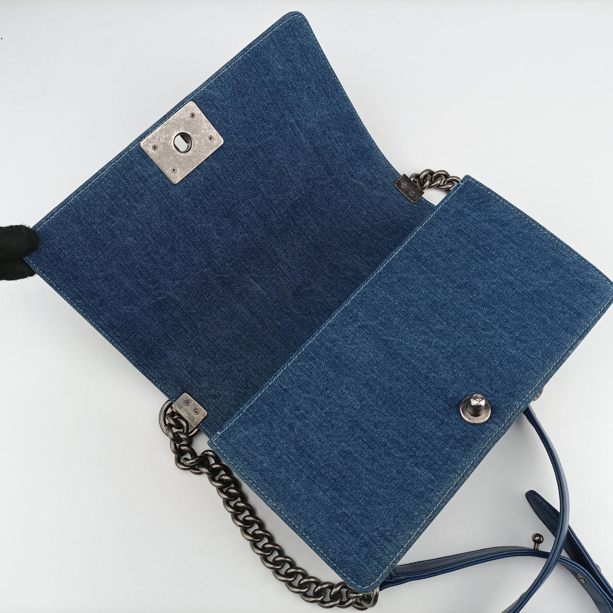 BOY CHANEL blue×Multicolour denim A67086 19096312ボーイシャネル ブルー×マルチカラー デニム A67086 19096312