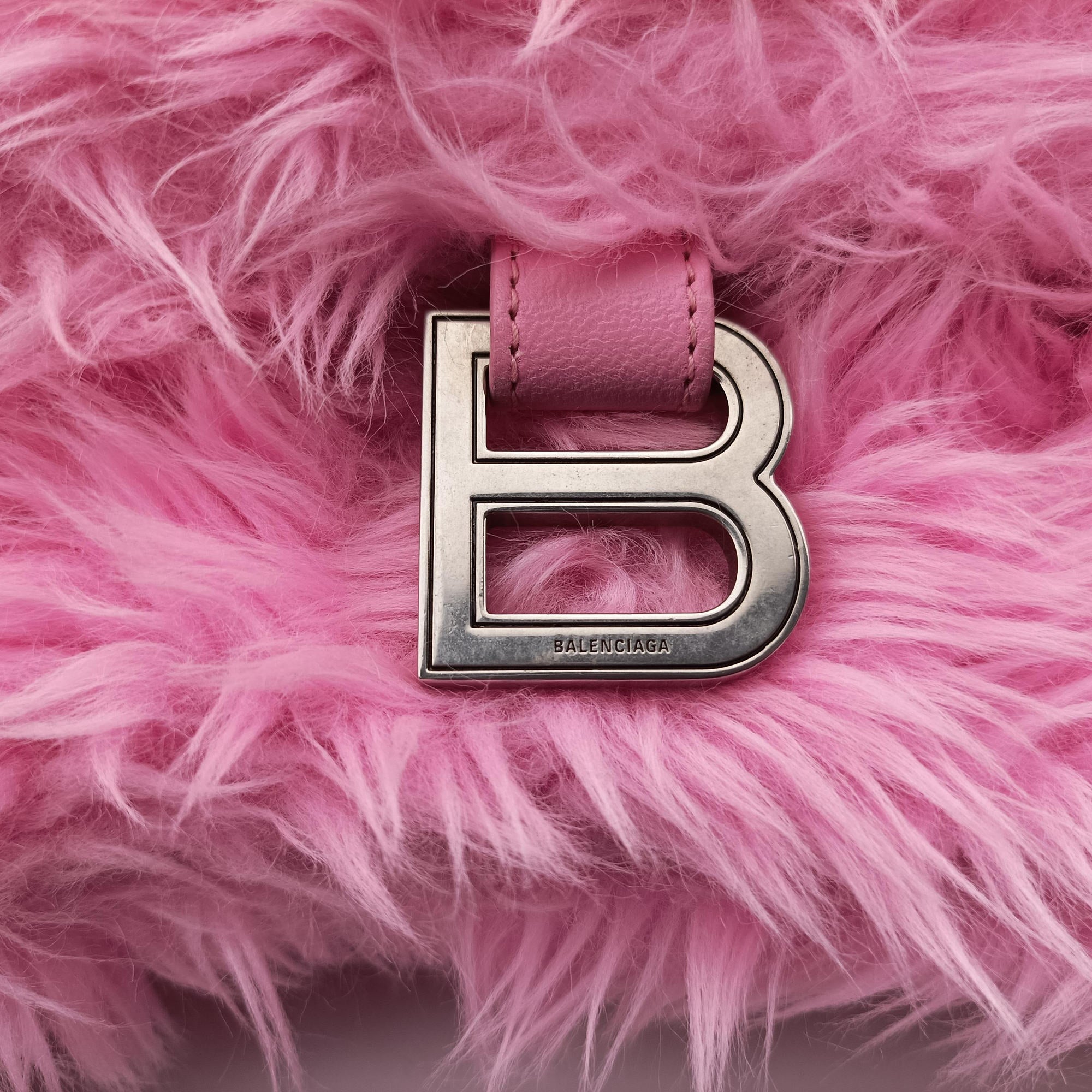 Hourglass Pink Faux fur 715153 5806.P.643888ダウンタウン ピンク フェイクファー 715153 5806.P.643888