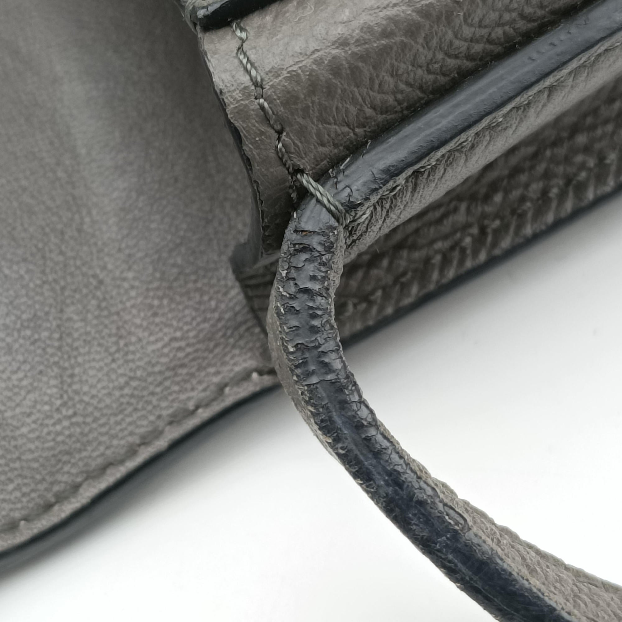 TROTTEUR Compact Grey Leather U-CE-1146トロッターコンパクト グレー レザー U-CE-1146