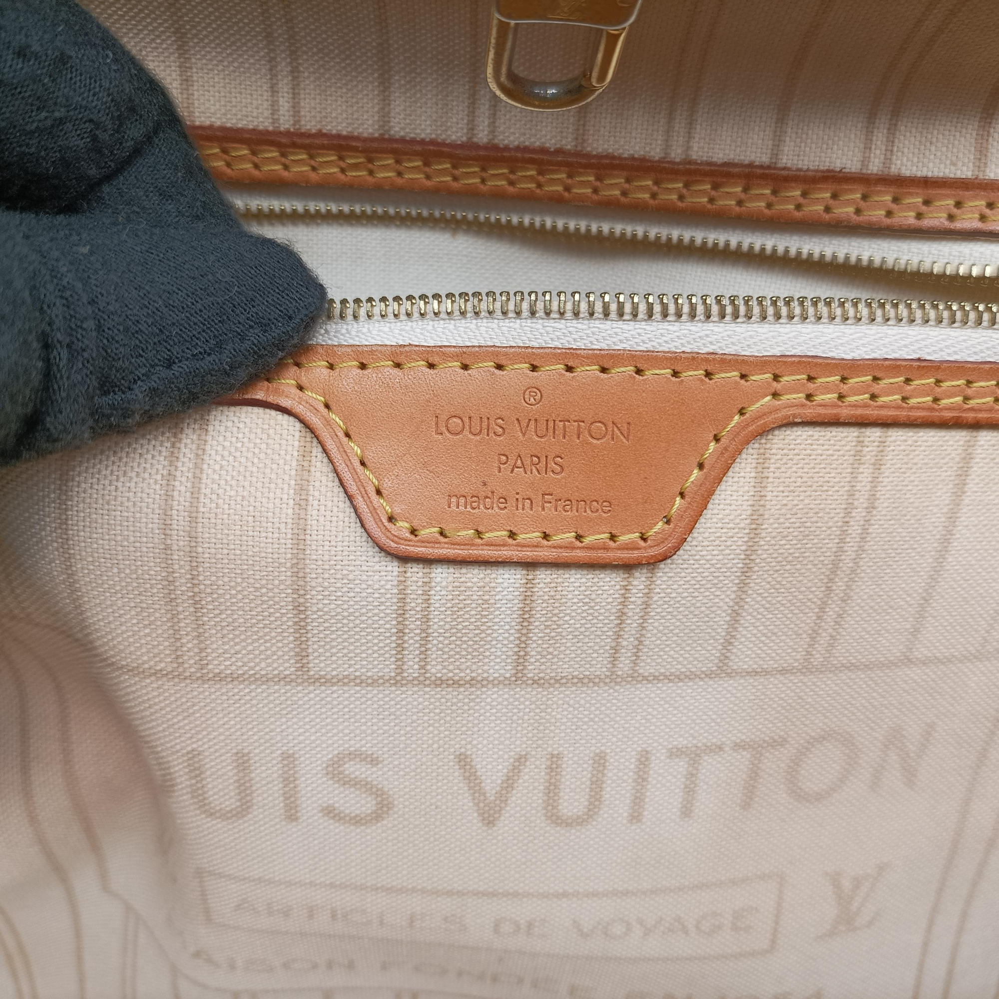 Neverfull MM Azur Damier Canvas N51107 SR3106ネヴァーフルMM アズール ダミエキャンバス N51107 SR3106