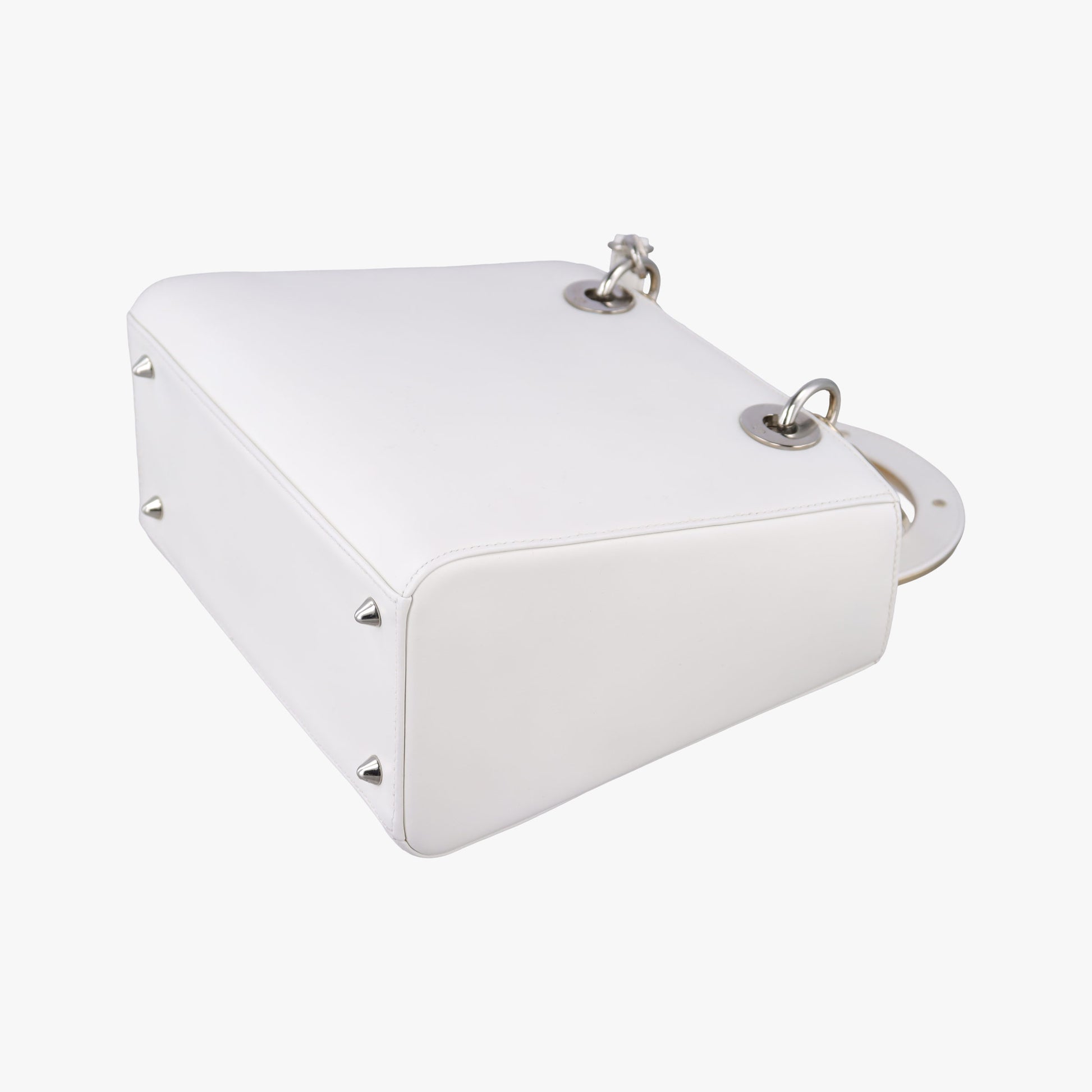 Lady Dior White×Multicolour Leather 17-BO-0114レディディオール ホワイト×マルチカラー レザー 17-BO-0114