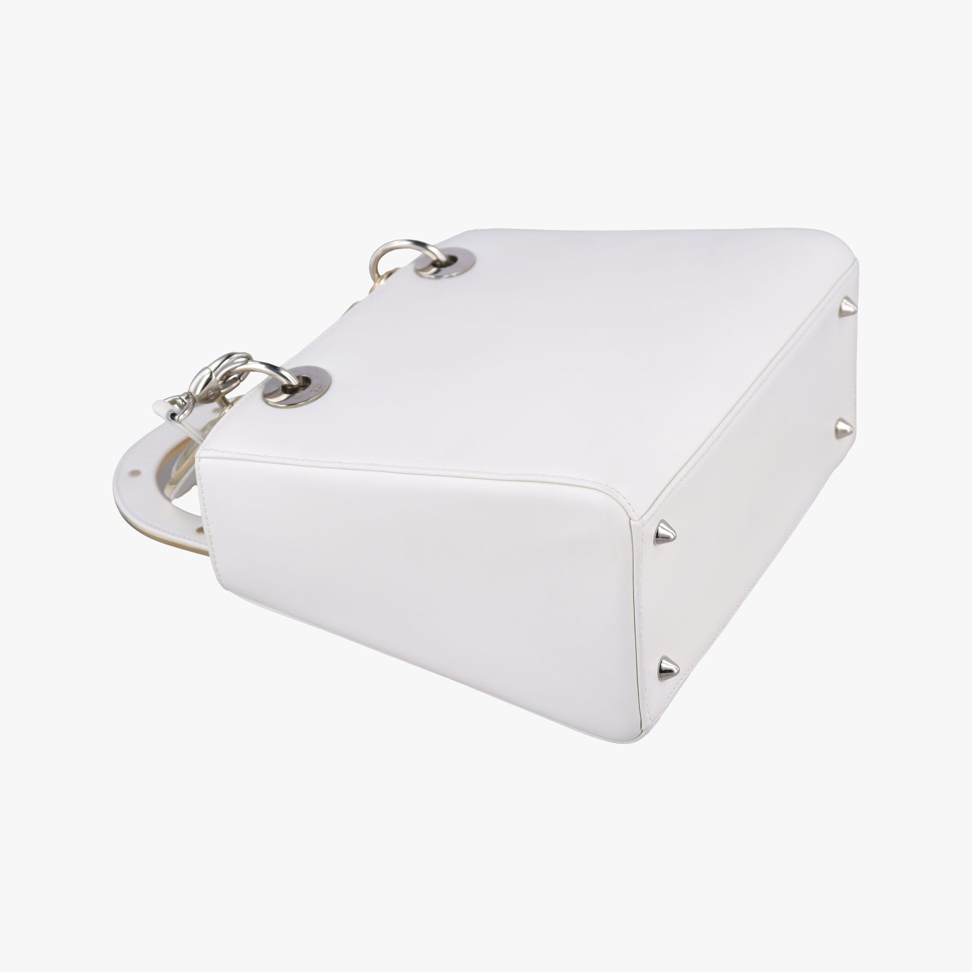 Lady Dior White×Multicolour Leather 17-BO-0114レディディオール ホワイト×マルチカラー レザー 17-BO-0114