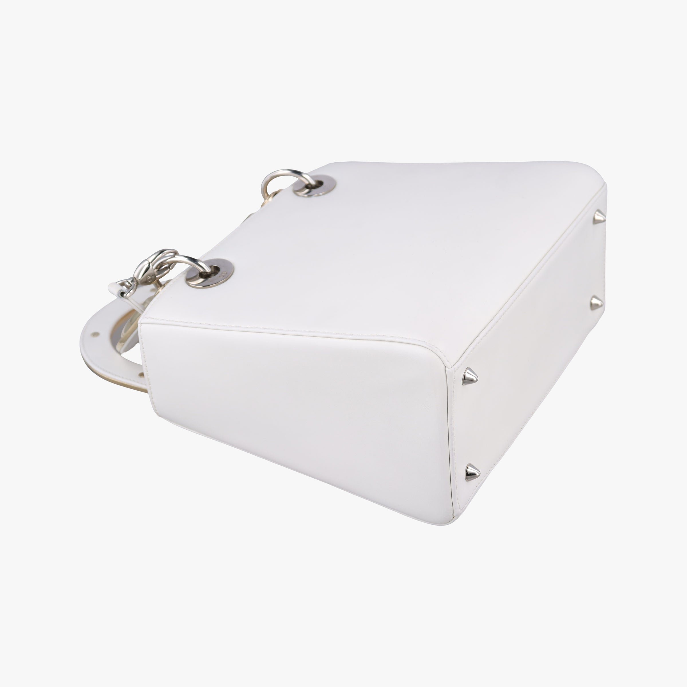 Lady Dior White×Multicolour Leather 17-BO-0114レディディオール ホワイト×マルチカラー レザー 17-BO-0114