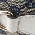 Sherry Line White×Beige×Multi Canvas × Leather 247205 A7768474シェリーライン ホワイト×ベージュ×マルチ キャンバス × レザー 247205 A7768474