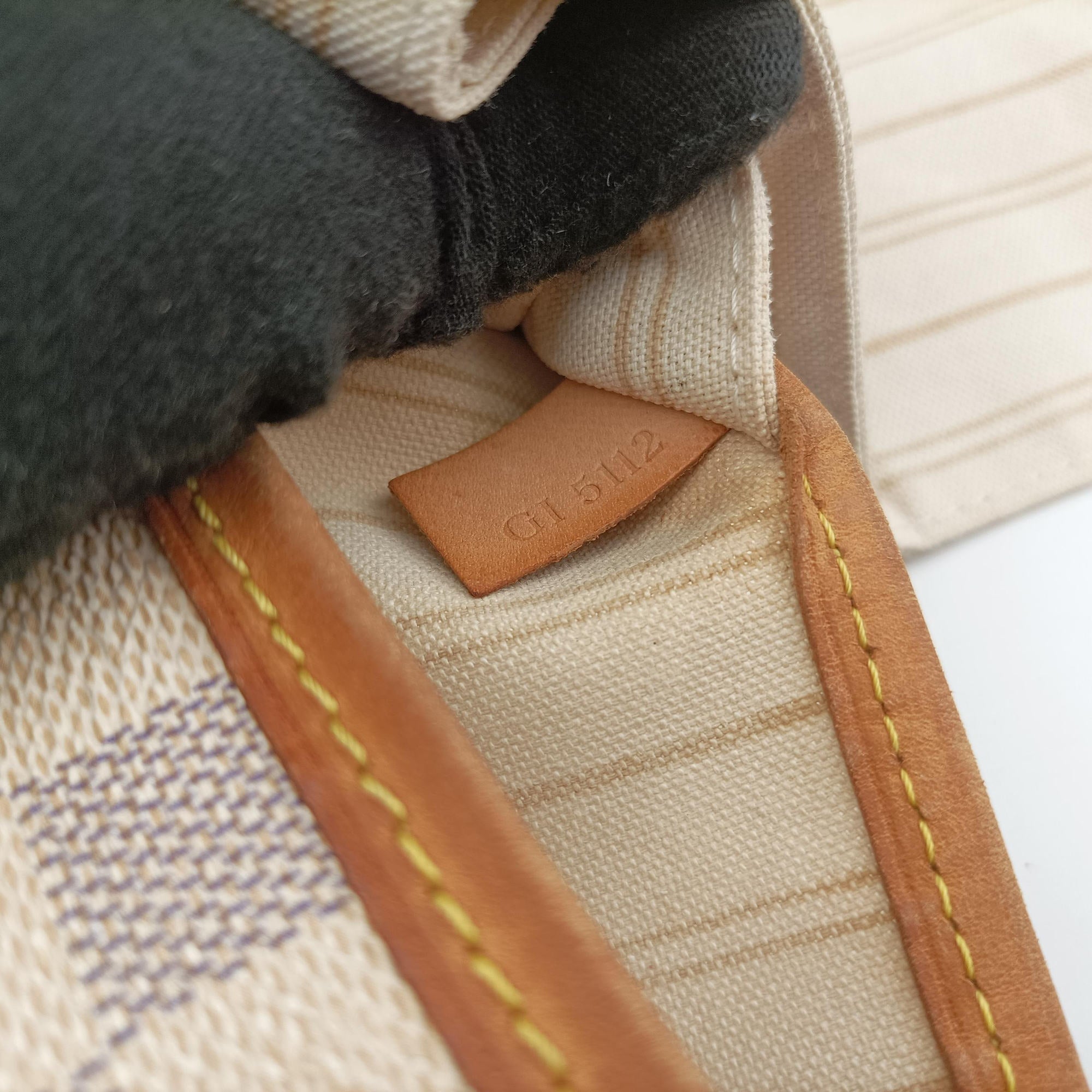 Neverfull MM Azur Damier Canvas N51107 GI5112ネヴァーフルMM アズール ダミエキャンバス N51107 GI5112