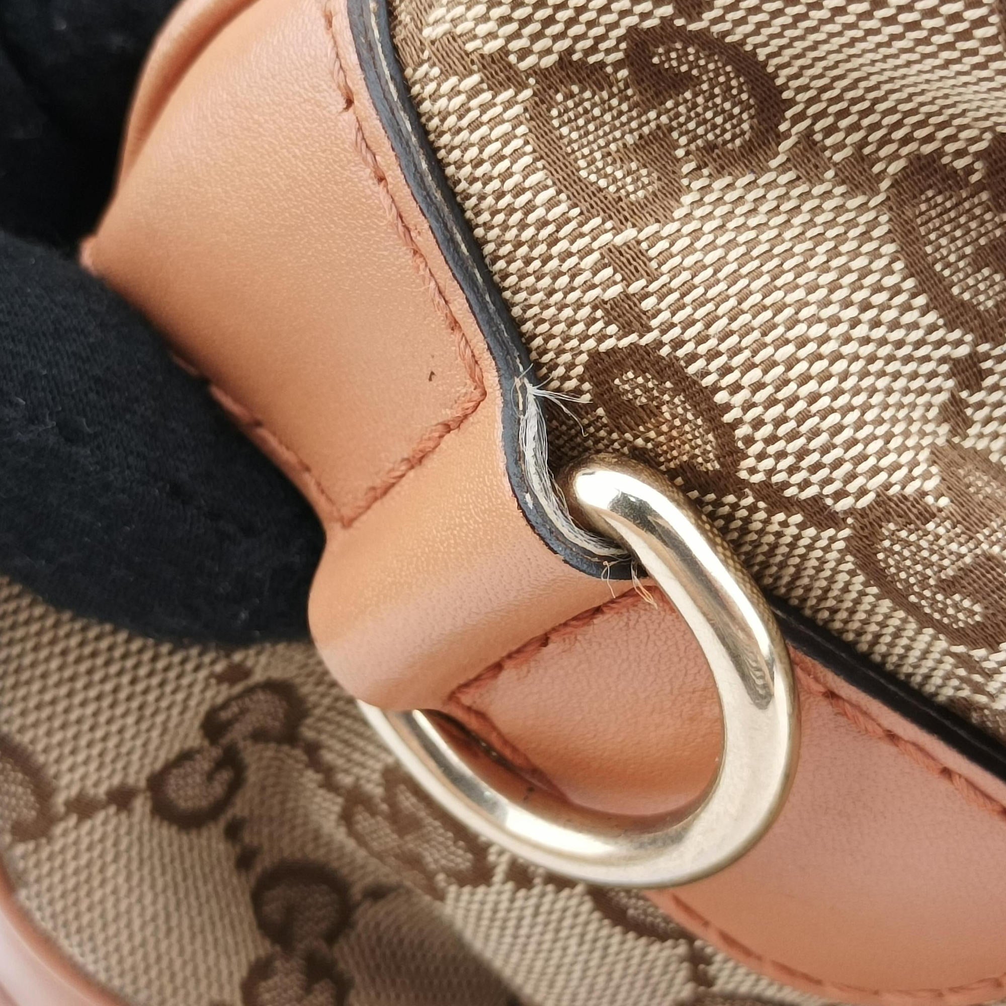 Sherry Line Beige × Brown × Multi canvas×leather 247205 C012282493シェリーライン ベージュ×ブラウン×マルチ キャンバス×レザー 247205 C012282493