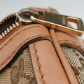 Sherry Line Beige × Brown × Multi canvas×leather 247205 C012282493シェリーライン ベージュ×ブラウン×マルチ キャンバス×レザー 247205 C012282493