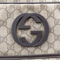 GG Supreme MESSENGER Brown Leather×Canvas 201852 E7611518GGスプリーム メッセンジャー ブラウン レザー×キャンバス 201852 E7611518