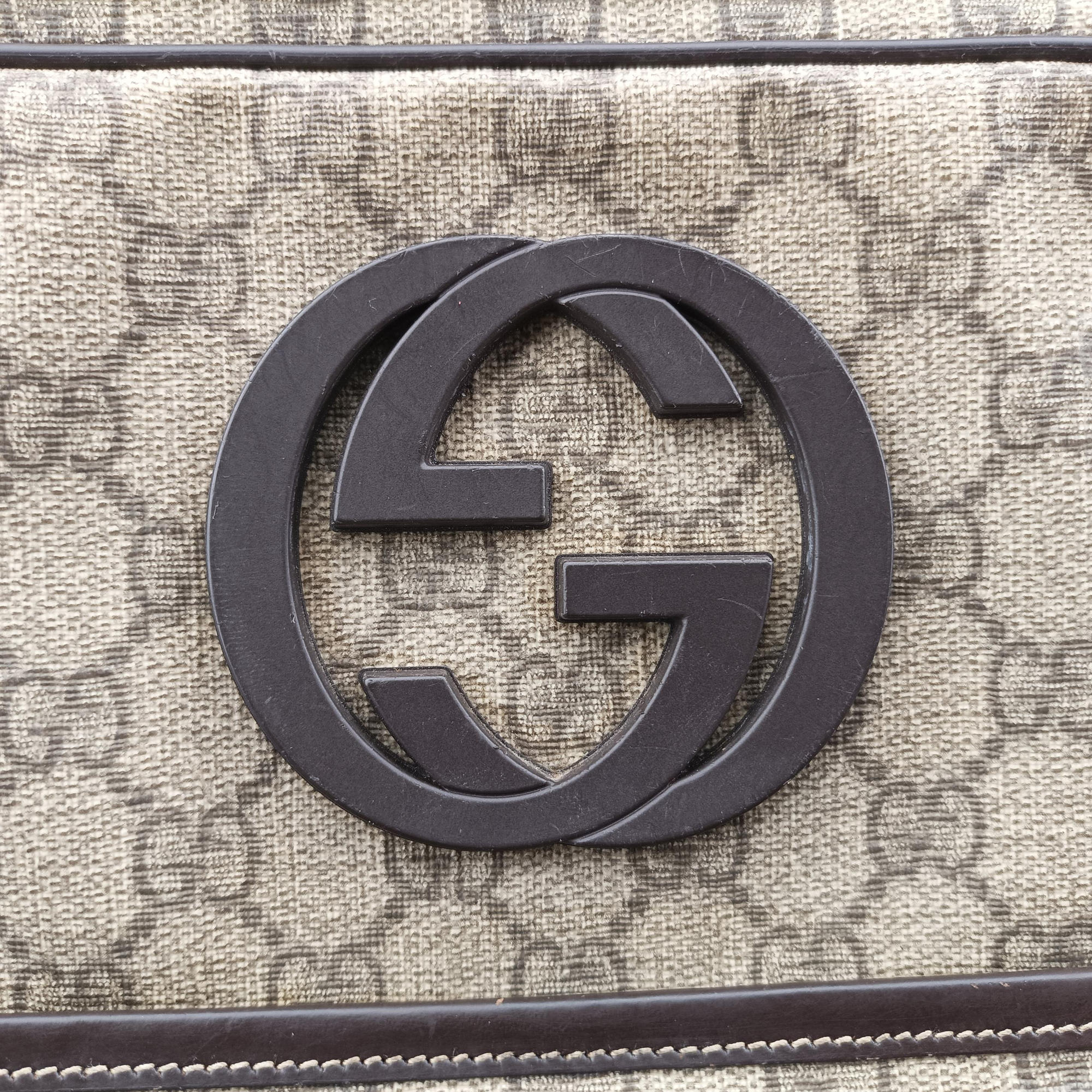 GG Supreme MESSENGER Brown Leather×Canvas 201852 E7611518GGスプリーム メッセンジャー ブラウン レザー×キャンバス 201852 E7611518