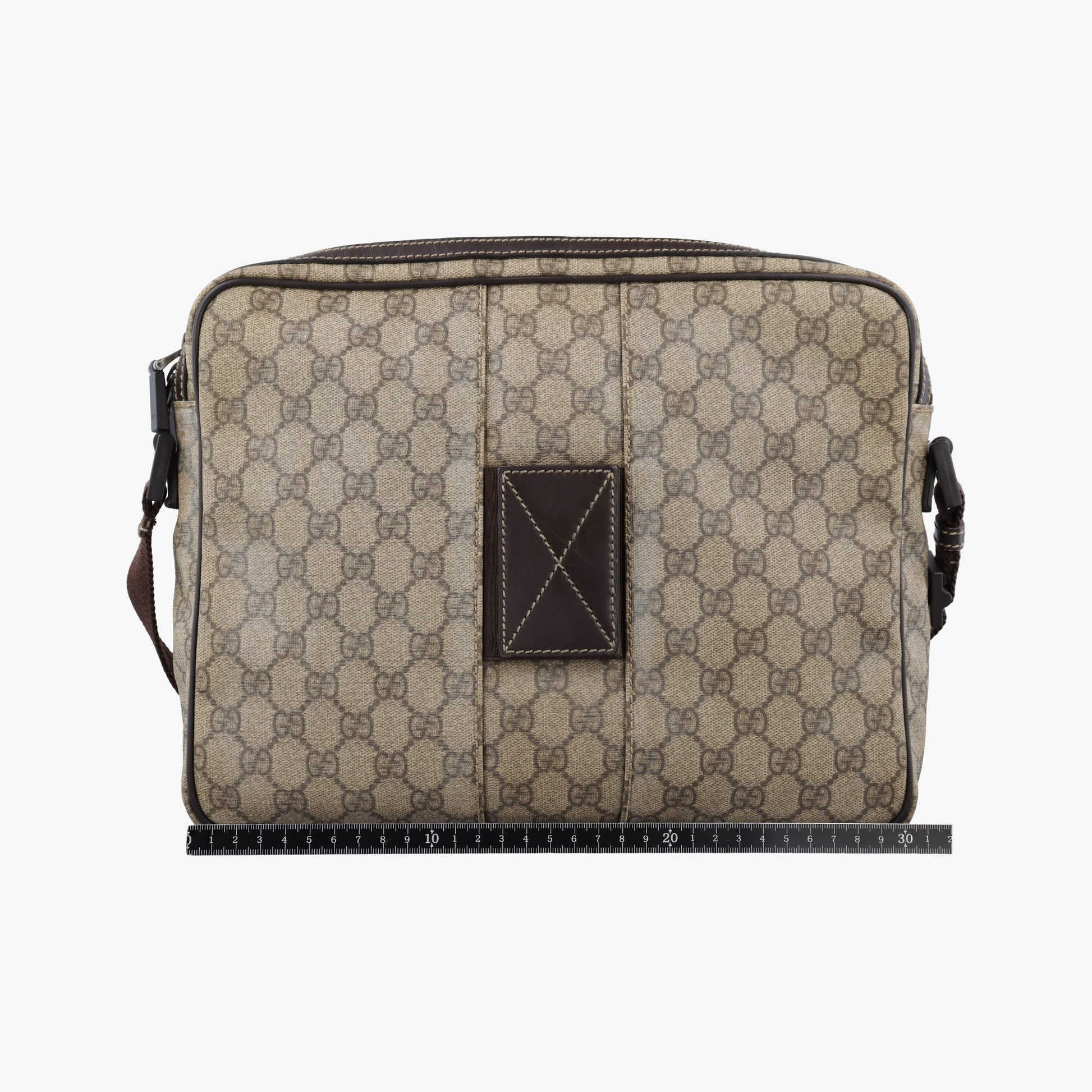 GG Supreme MESSENGER Brown Leather×Canvas 201852 E7611518GGスプリーム メッセンジャー ブラウン レザー×キャンバス 201852 E7611518
