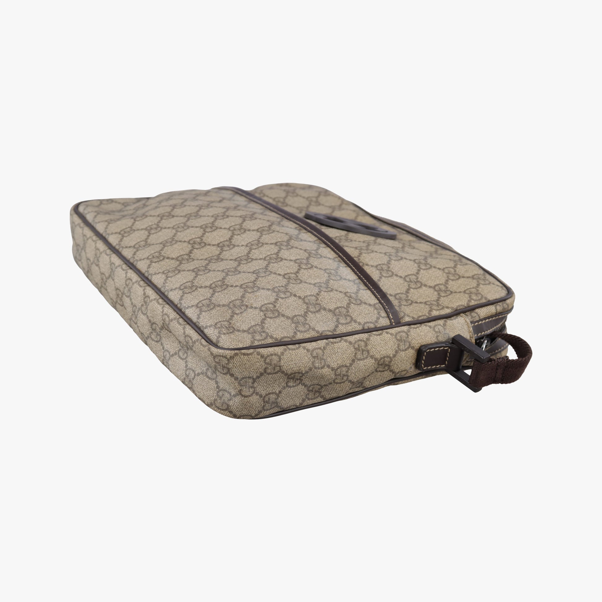 GG Supreme MESSENGER Brown Leather×Canvas 201852 E7611518GGスプリーム メッセンジャー ブラウン レザー×キャンバス 201852 E7611518
