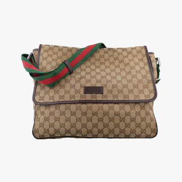 GG Supreme DiaperBag Brown canvas 233052 C9561317GGスプリーム マザーズバッグ ブラウン キャンバス 233052 C9561317