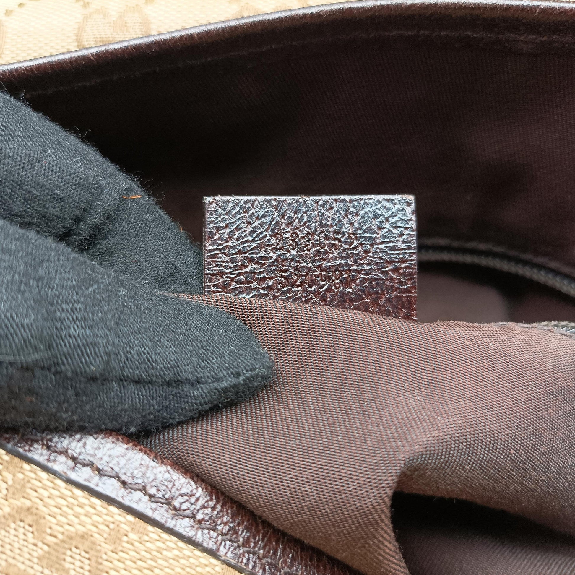 GG Supreme DiaperBag Brown canvas 233052 C9561317GGスプリーム マザーズバッグ ブラウン キャンバス 233052 C9561317