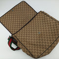 GG Supreme DiaperBag Brown canvas 233052 C9561317GGスプリーム マザーズバッグ ブラウン キャンバス 233052 C9561317