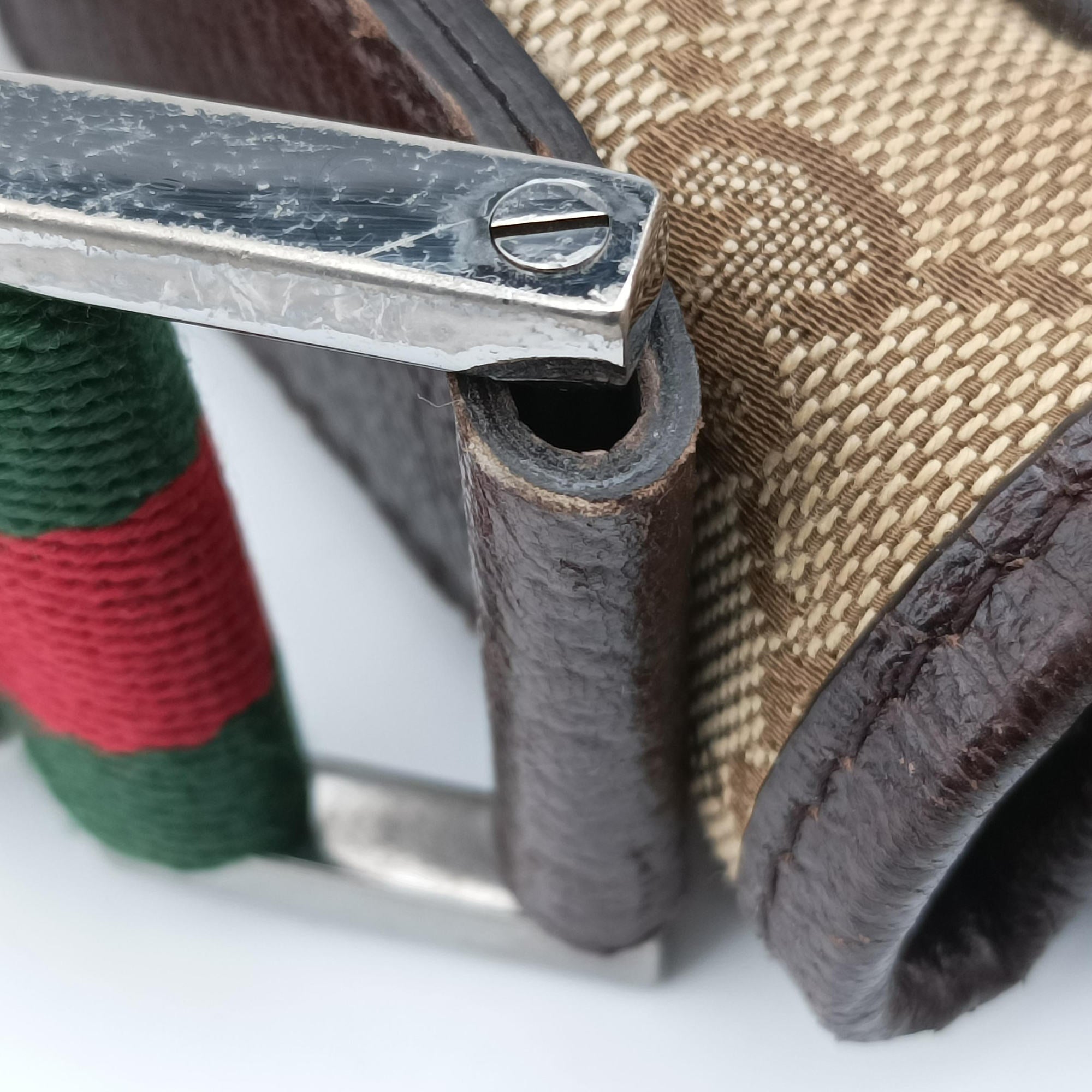 GG Supreme DiaperBag Brown canvas 233052 C9561317GGスプリーム マザーズバッグ ブラウン キャンバス 233052 C9561317