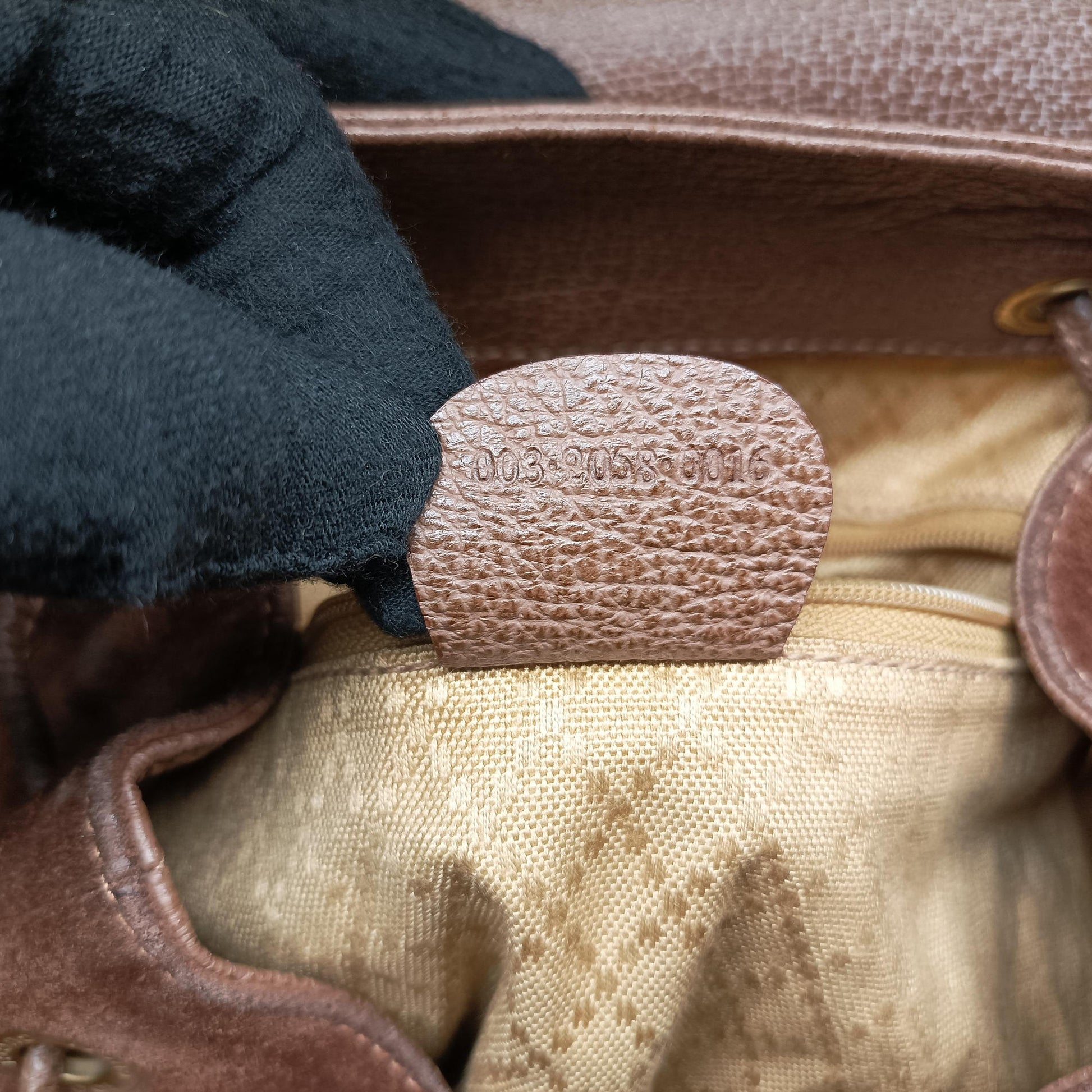 Bamboo Brown Suede×Leather 003.20 Lot number unknownバンブー ブラウン スエード×レザー 003.20 製番不明