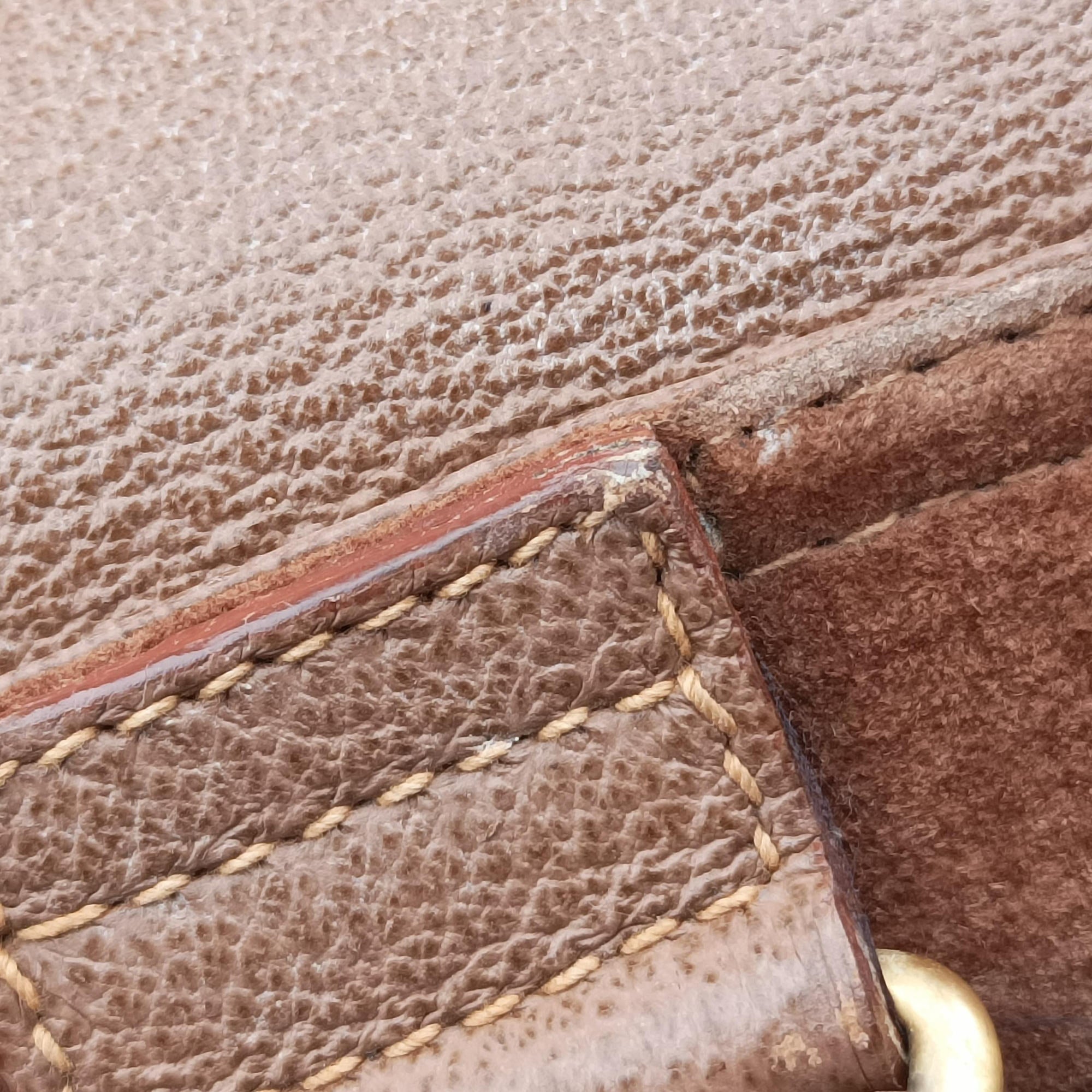 Bamboo Brown Suede×Leather 003.20 Lot number unknownバンブー ブラウン スエード×レザー 003.20 製番不明