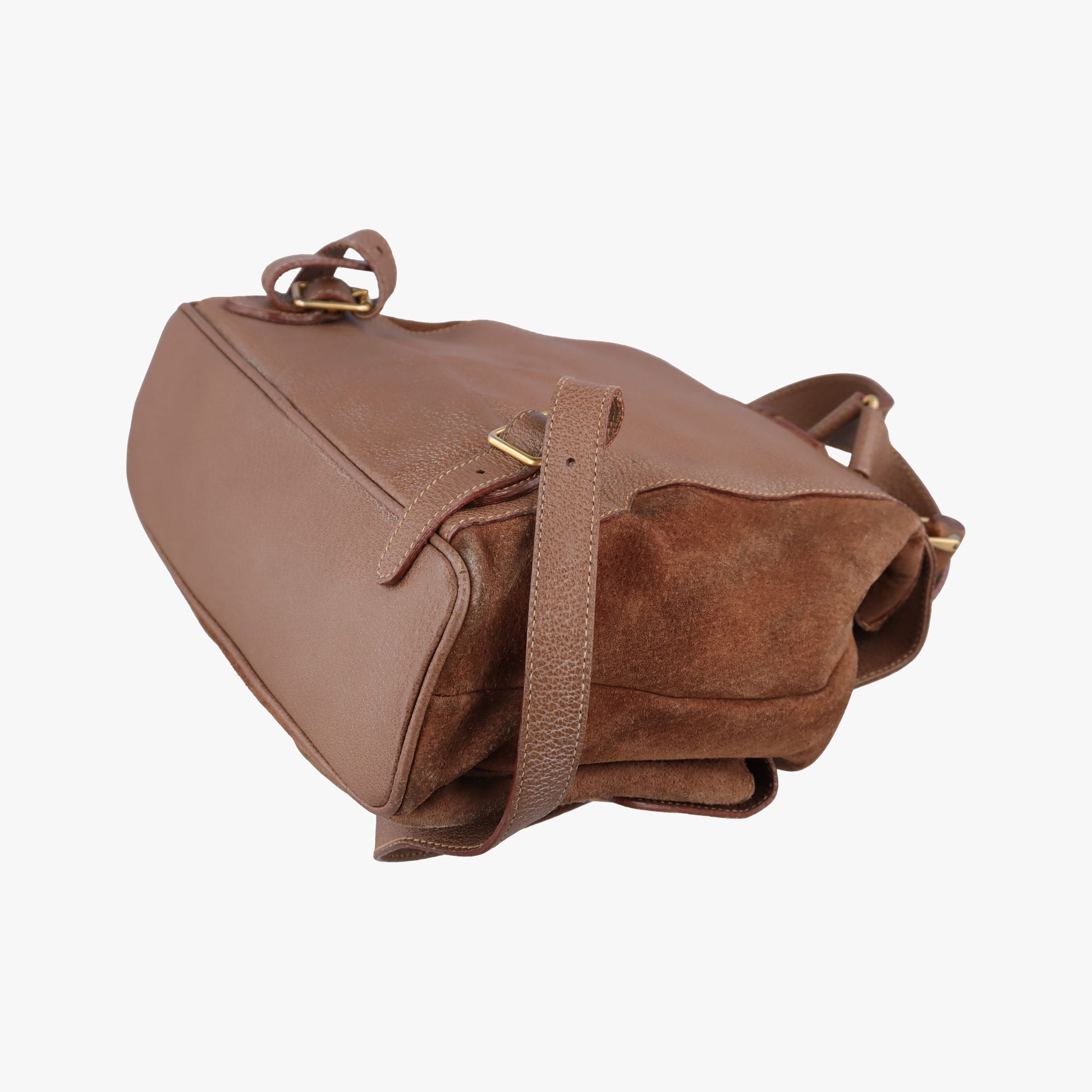 Bamboo Brown Suede×Leather 003.20 Lot number unknownバンブー ブラウン スエード×レザー 003.20 製番不明